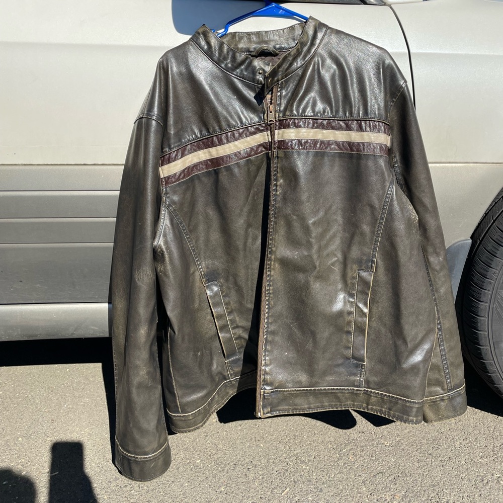 Leather jacket